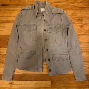 Joe's Jeans Utility Jacket in Light‎ Gray